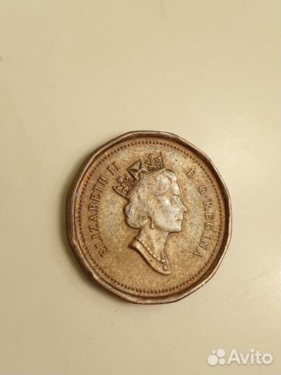 Канада 2 доллара и 1 цент, 1996 год