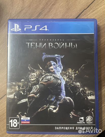 Игры для приставок ps4 тени войны