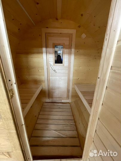 Баня бочка 3,5 метра под ключ Голицыно