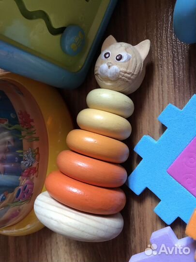 Игрушки развивающие 1+ (пакетом)