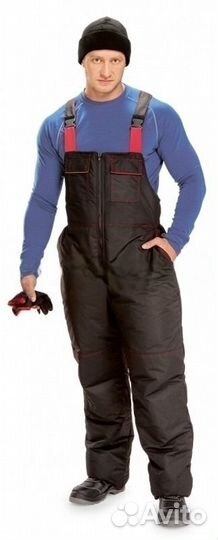 Полукомбинезон рабочий мужской зимний Юпитер