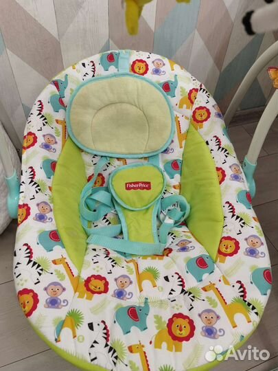 Детские качели fisher price и кокон
