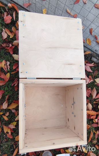 Деревянный ящик с крышкой подарочный