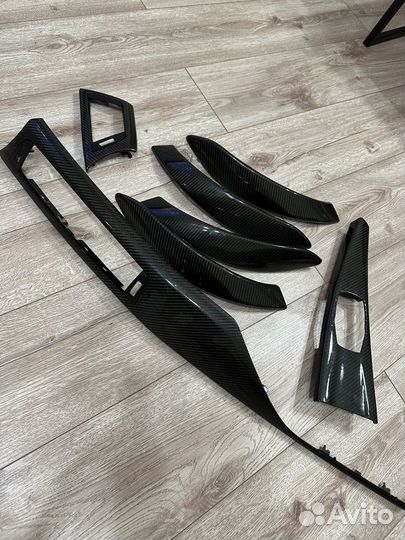 Планки салона BMW 3 f30 под карбон