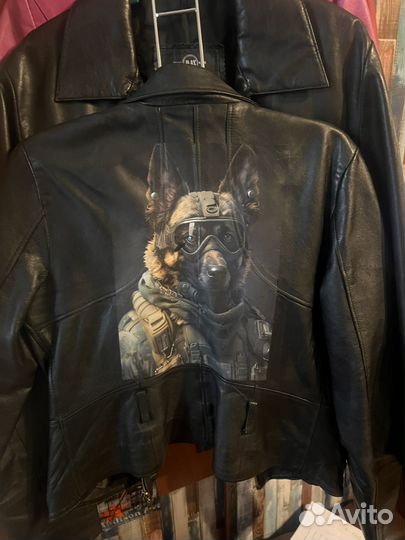 Кожаные куртки 46
