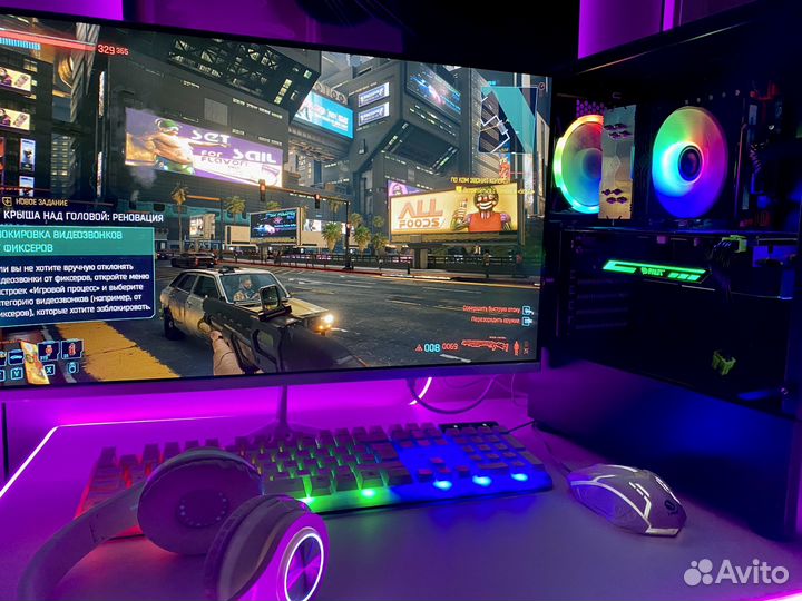 Игровой компьютер i7 24 ядер DDR4 GTX1070 SSD RGB