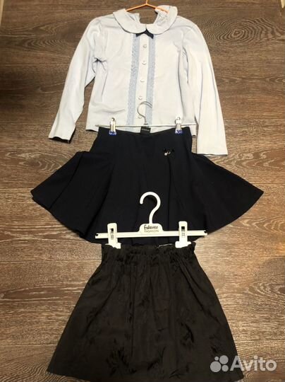 Школьные вещи пакетом на девочку 128