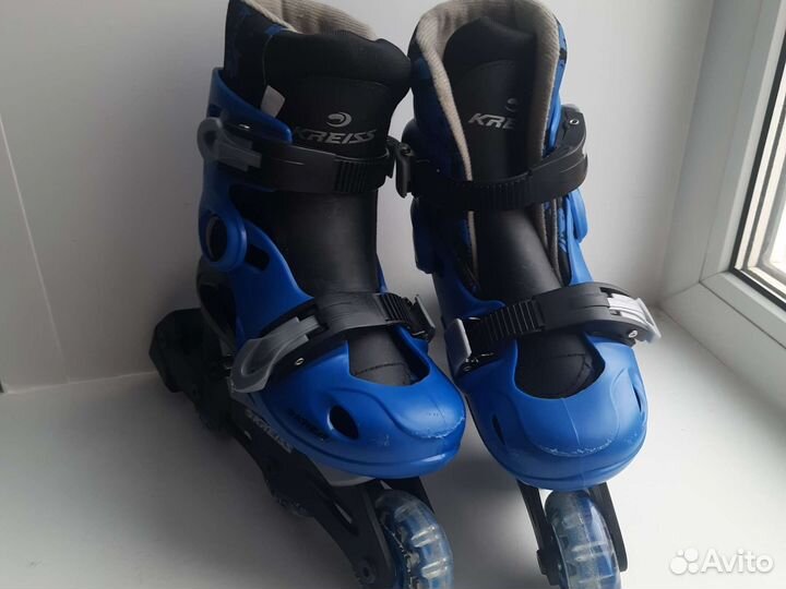 Роликовые коньки детские раздвижные