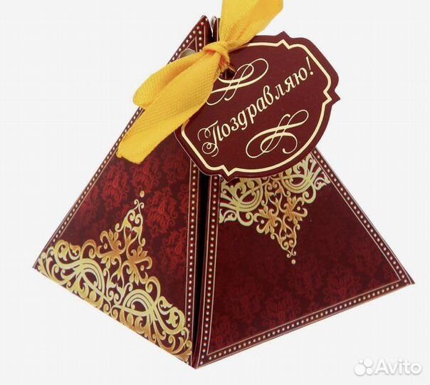 Бонбоньерка «Роскошь бордового», 7.2 7.2 см