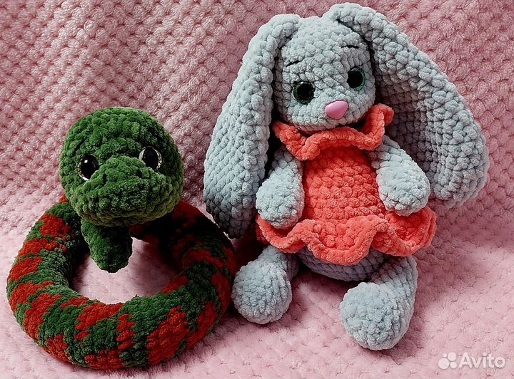 Вязаные игрушки ручной работы крючком