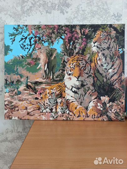 Картина по номерам на холсте