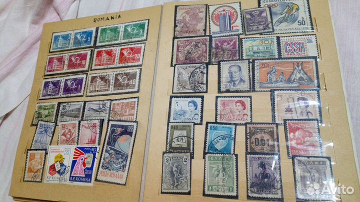 Коллекция марок российская империя СССР иностранны