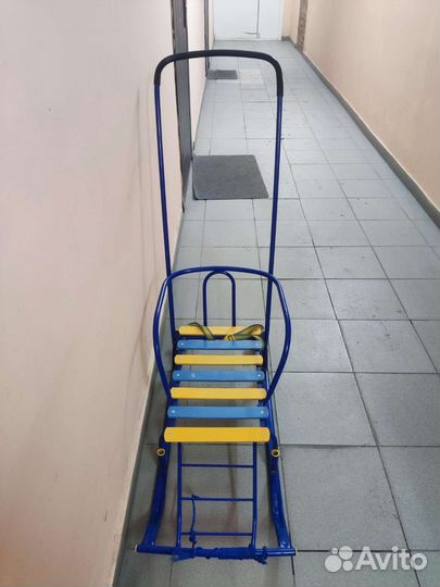 Детские санки с колесами
