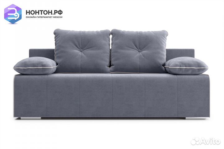 Диван еврокнижка Лестер темно-серый