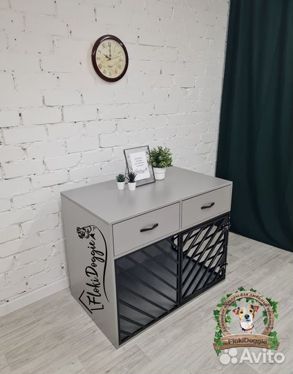 Усиленная клетка для собак диагональ