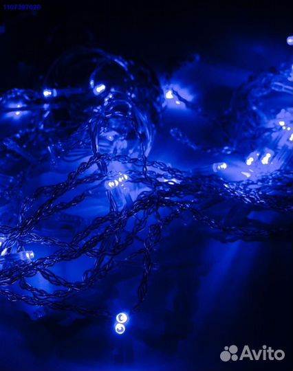 Гирлянда штора + авитодоставка