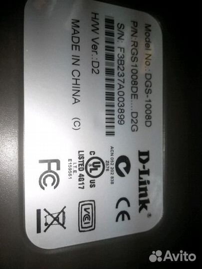 Д-линк дгс-1008д