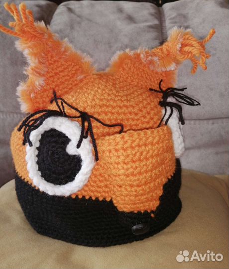 Шапочка лисы. Ручная работа