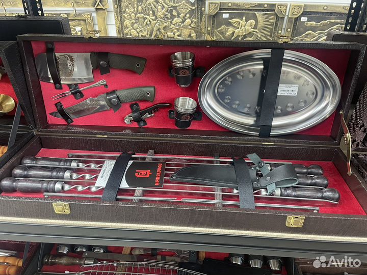 Шашлычный набор в чемодане