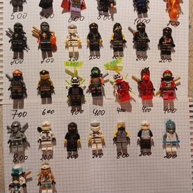 Lego ninjago минифигурки