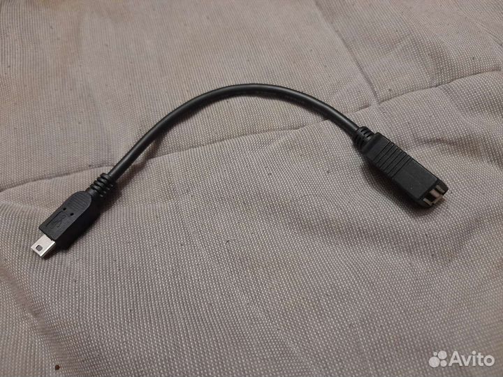 Шнур переходник OTG - USB (f) - miniUSB (m)