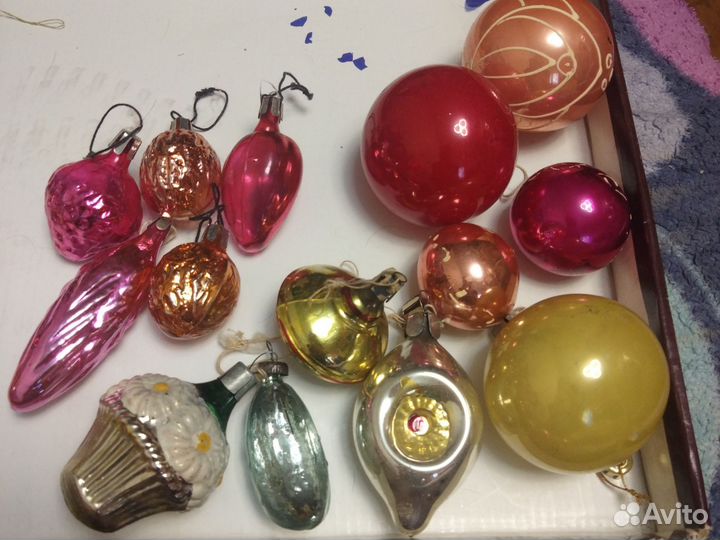 Елочные игрушки СССР