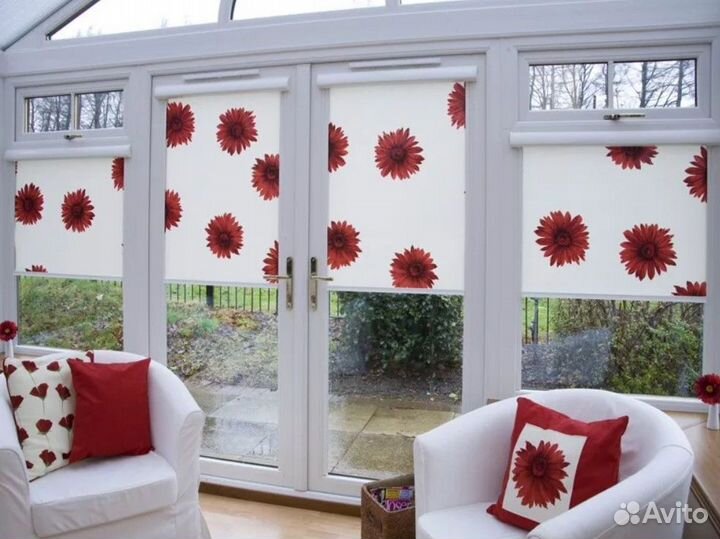 Рулонные шторы день