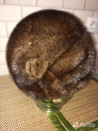 Шапка норковая женская