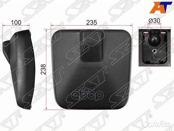 Зеркало (isuzu/hino (238x235mm) SL-769 Sat