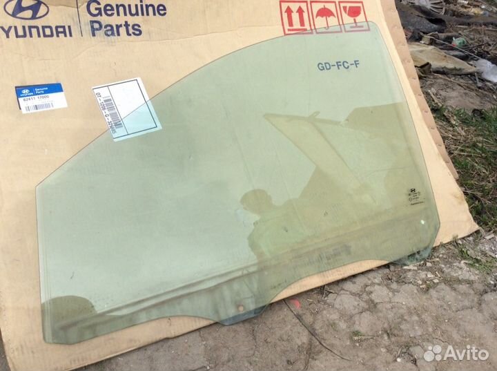 Hyundai matrix стекло переднее левое