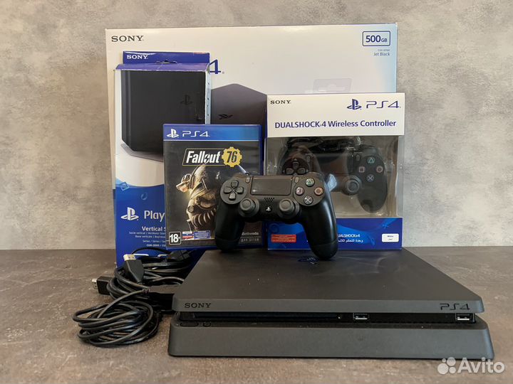 Sony PlayStation 4 Slim + 800 игр