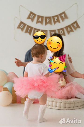 Платье боди на годик