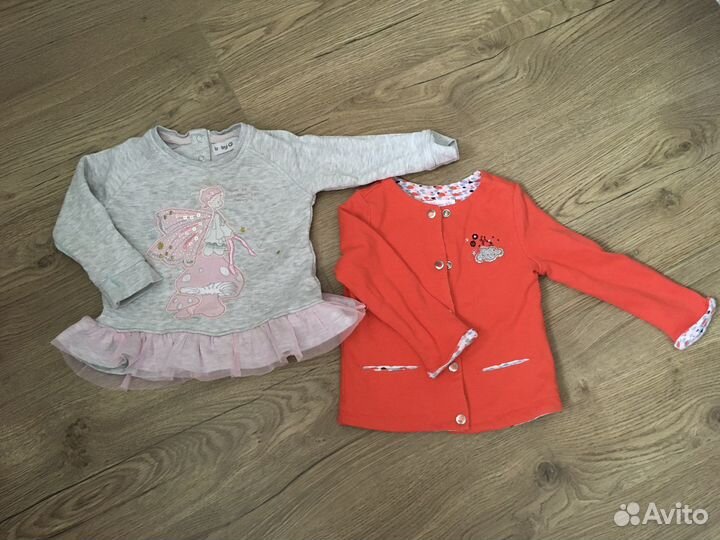 Кофты на девочку 80-86