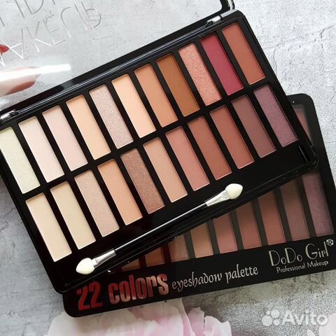 Палетка теней 22 оттенка, D3053 тонА