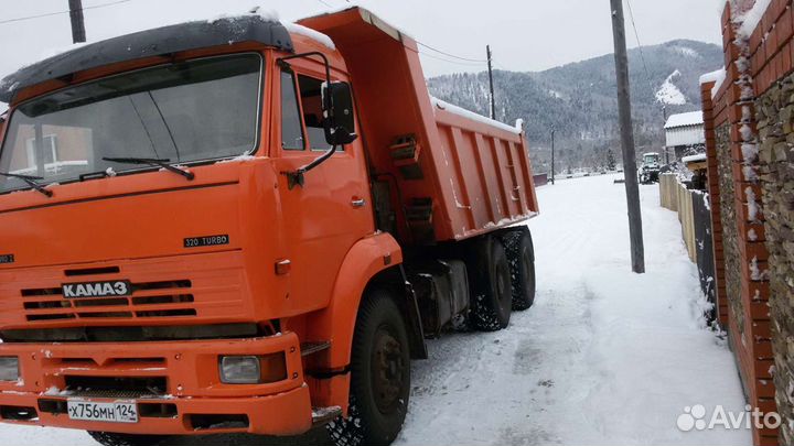 Услуги самосвала 20 т