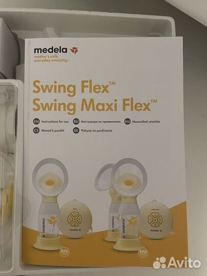 Молокоотсос medela swing maxi flex электрический