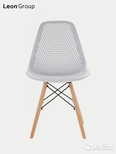 Стул ажурный в стиле eames DSW, белый, 1 шт NEW