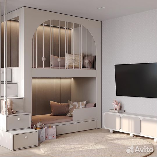 Детская комната под ключ