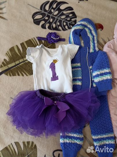 Вещи на девочку пакетом 68 74