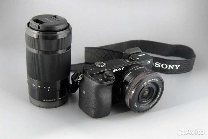 Фотоаппарат Sony A6000 Double Kit 16-50 + 55-210