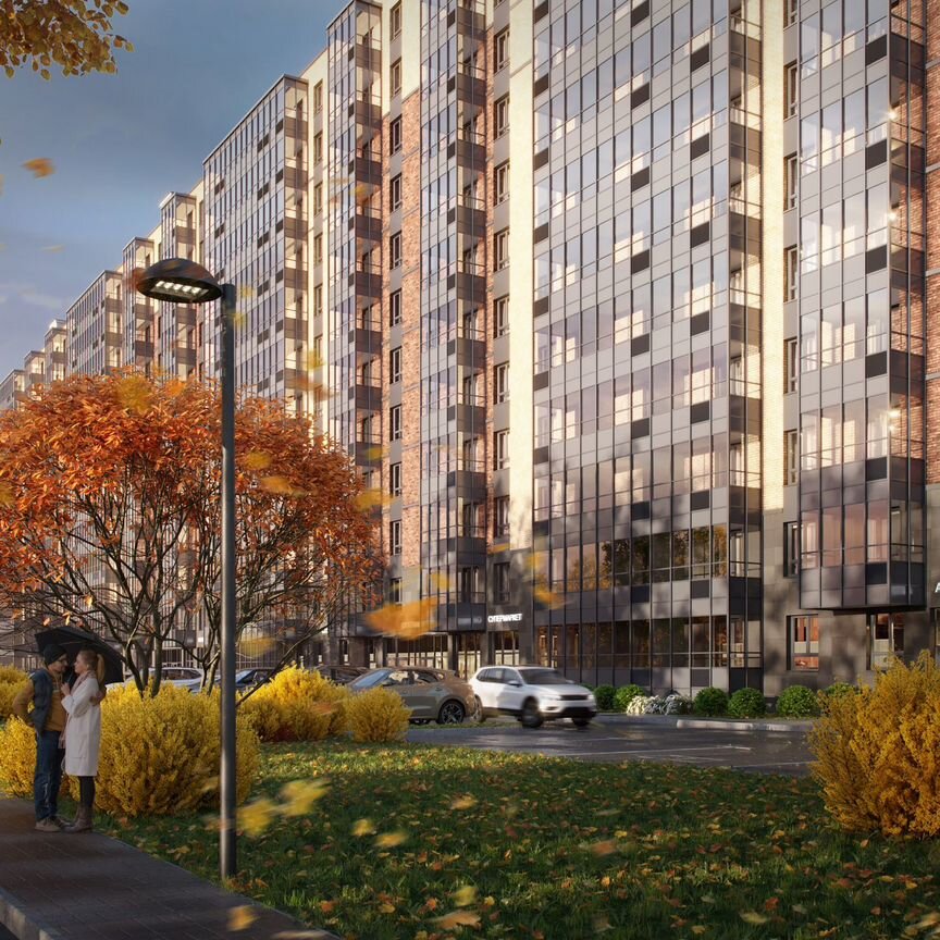 1-к. квартира, 38,3 м², 9/12 эт.