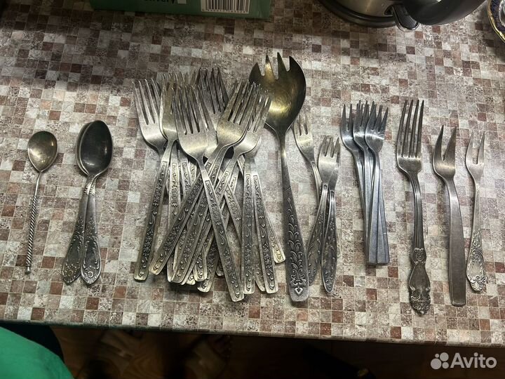 Вилки мельхиоровые