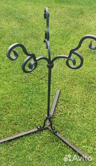 Кованная чугунная подставка для цветов (2 штк)