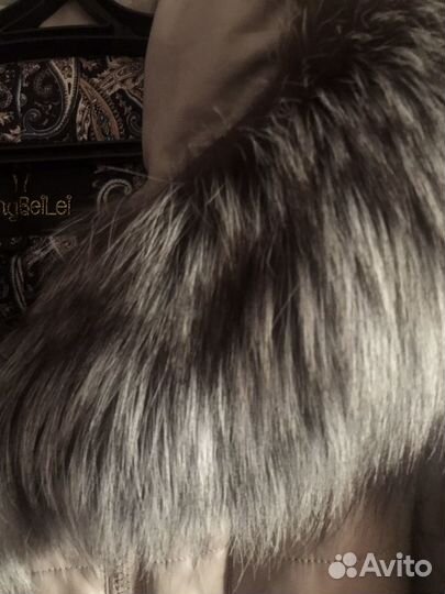 Пальто женское зимнее 48 50 с мехом