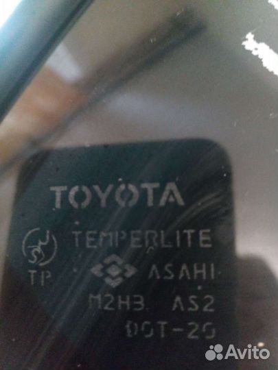 Стекло заднее правое Тойота Харриер