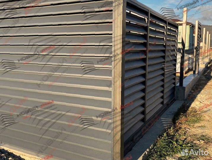 Забор жалюзи еврозабор