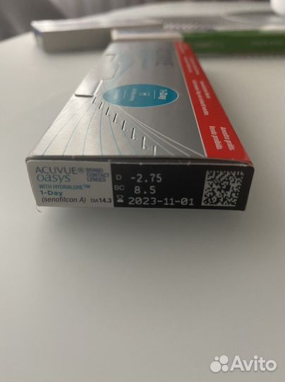 Линзы acuvue oasys hydraluxe