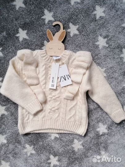 Вещи на девочку Zara 92 98 свитер