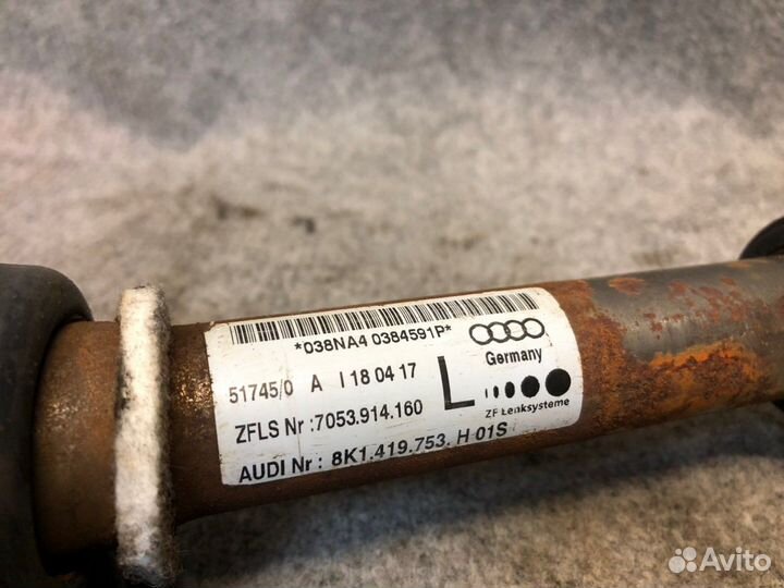 Рулевой карданчик передний Audi A4 B8 cjeb 2015