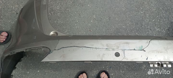 Задний бампер kia sportage 4(рестайл)